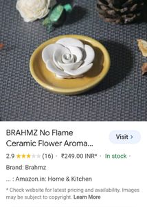 Ceremic Flower Aroma Diffuser