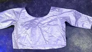 Shimmering Crop Blouse