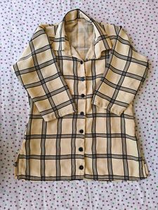 Classic Plaid Button-Up Top