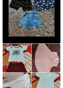 baby girl wear combo - Assorted Print