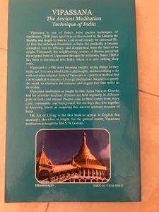 The Art of Living: Vipassana Meditation