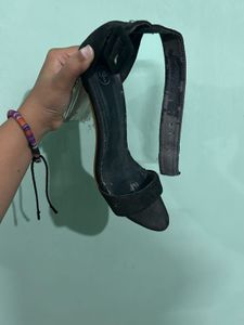 Black Heels with Ankle Strap