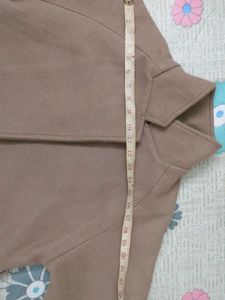 Elegant Brown Long Overcoat