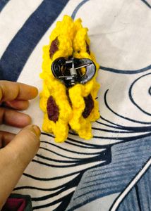 Handmade Sunflower Hair Clip