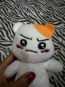 🤍 Grumpy Bear Plush Keychain