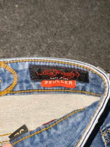 Ed Hardy 'Skuller' Straight Fit Jeans