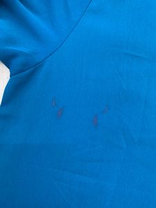 Chic Blue Button-Up Midi Dress
