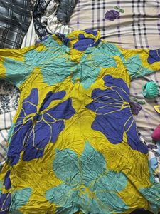Vibrant Floral Print Kurta