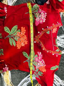Red  suit set