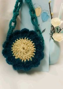 Crochet Daisy Flower Bag