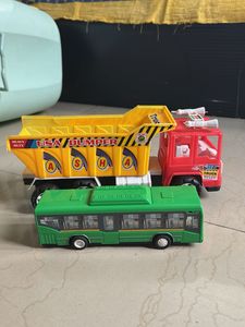 Toy Truck &amp; Bus Set
