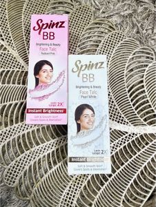 Spinz BB Brightening face talc set of two