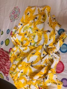 Banana Print Dress