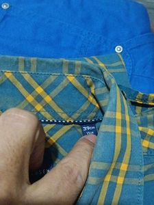Men's Plaid Slim Fit Shirt