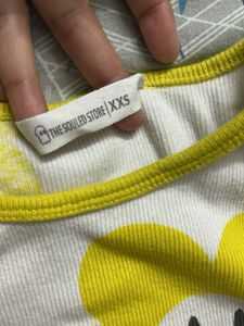 souled store tank top yellow