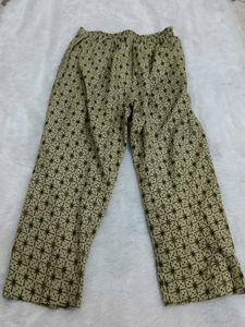 Green Printed Kurta and Pant Set