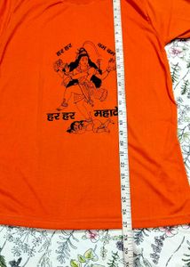 ORANGE GRAPHIC T-SHIRT