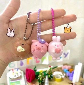 Cute Animal Keychain Charm