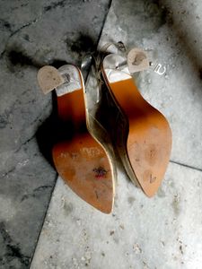 Sparkling Embellished Heeled Sandals