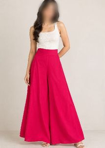 Vibrant Pink Palazzo Pants