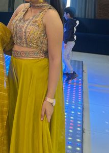 Embellished Yellow Ethnic Blouse