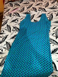 Stylish Blue Printed kurti