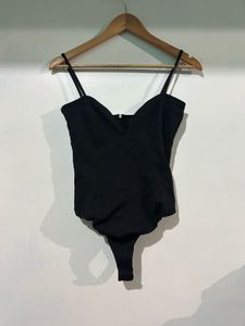 ZARA Black V-Neck Bodysuit