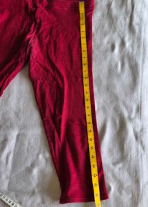 Comfortable Red Leggings