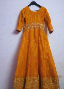 Bridal Yellow  Gown
