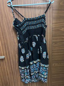 Bohemian Print Mini Dress