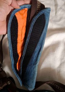 denim bag