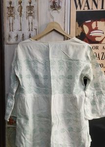 Embroidered Cotton Top