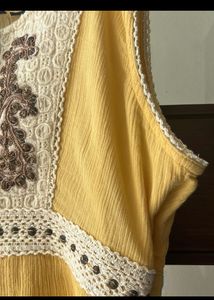 Branded Tunic/dress With Embroidery