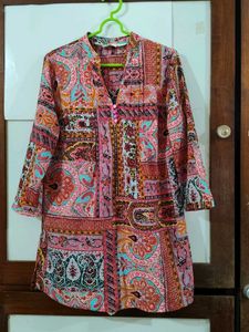 Vibrant Paisley Print Tunic