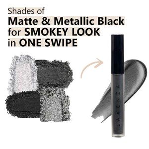Lavenza colourpop liquid eyeshadow smokey grey