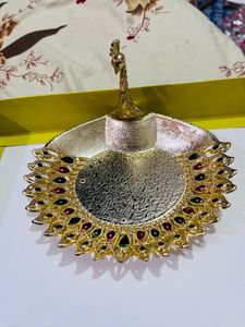 Decorative GaneshaIdolTray haldi kumkum newwdtta
