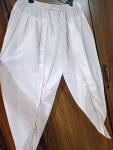 ✨'White Tulip Pant' with 'Subtle Gold Trim'✨