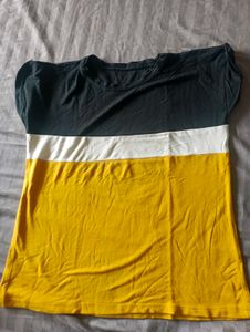Color Block T-Shirt strechable