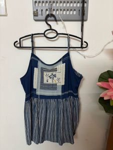 Boho Patchwork Cami Top