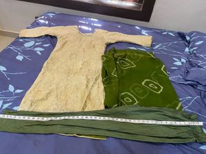 Embroidered Kurti Set