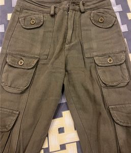 Olive Green Cargo Pants