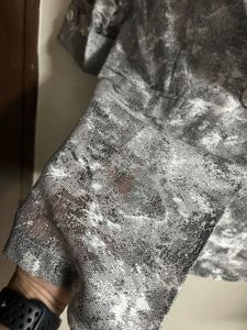 Stylish Grey Patterned Blazer