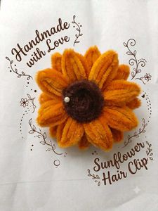 Sunflower Hair Clip