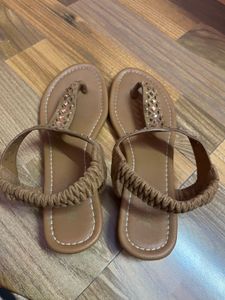 Stylish Embellished Thong Sandals