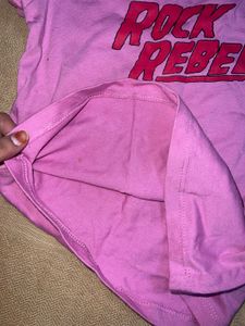 Pink Rock Rebel Graphic Tee