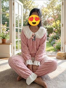 Cozy Pink Fluffy Pajama Set