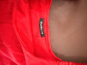 Red Cropped Tank Top