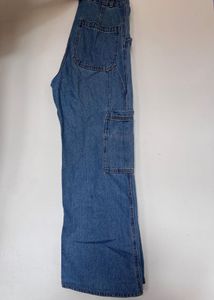 H&amp;M Light Wash Cargo Jeans