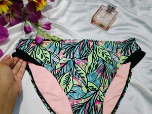 🇳🇿💫🎀Vibrant Tropical Print Bikini Bottoms