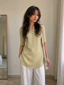 Chic Linen Blend Kurta